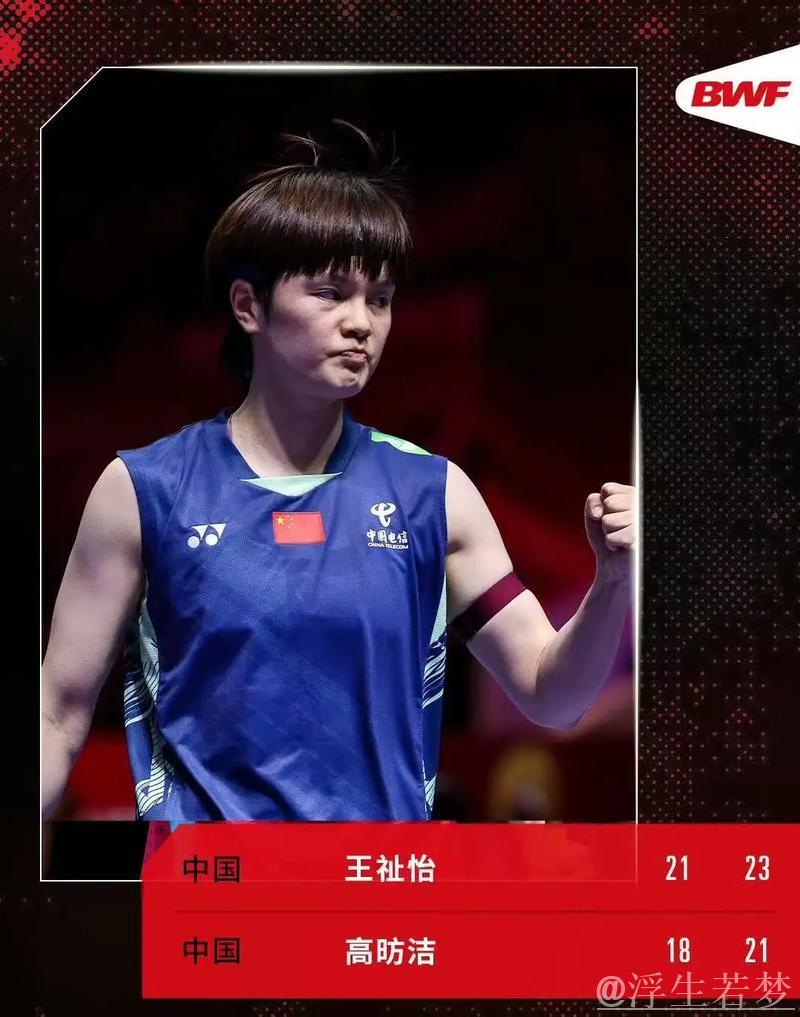印尼赛-王祉怡直落两局胜高昉洁 陈雨菲因伤退赛